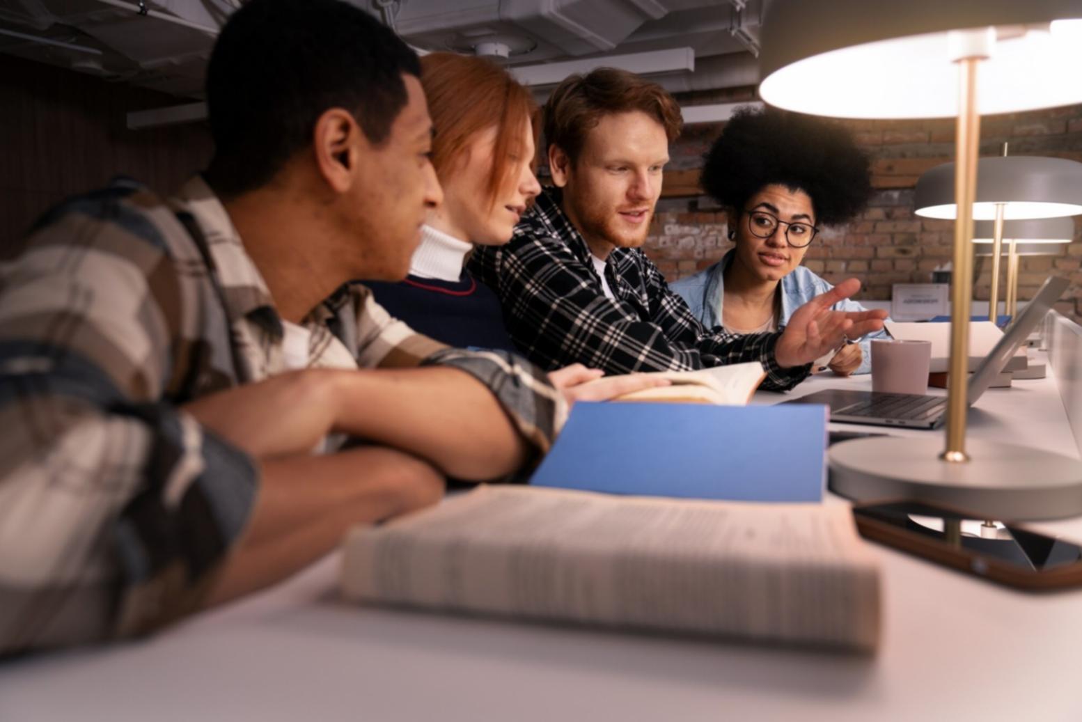 Ambiente di studio collaborativo per lo sviluppo personale